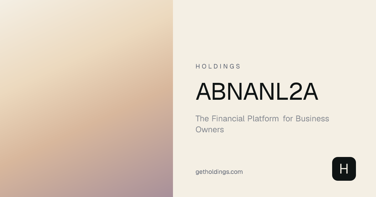 ABNANL2A — ABN AMRO Bank SWIFT/BIC Code | Amsterdam, Netherlands