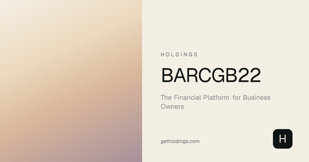BARCGB22 — Barclays SWIFT/BIC Code | London, United Kingdom
